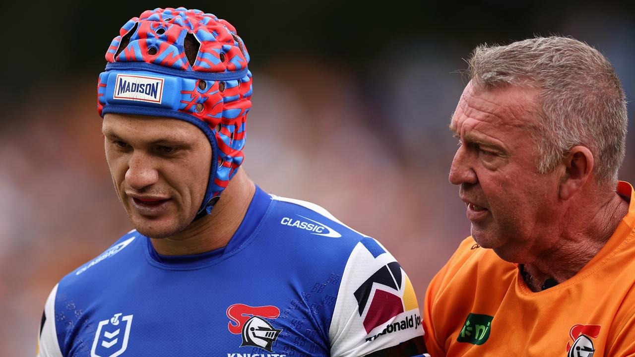 Kalyn Ponga of the Knights is ready to play again . (Photo by Cameron Spencer/Getty Images)