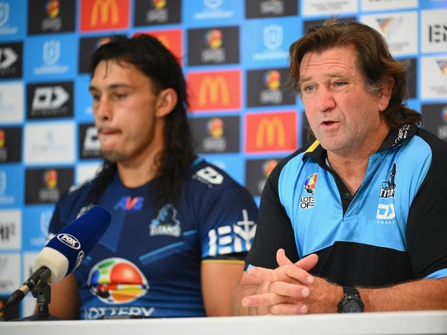 Des Hasler is feeling pressure at the Titans. Picture: NRL Photos