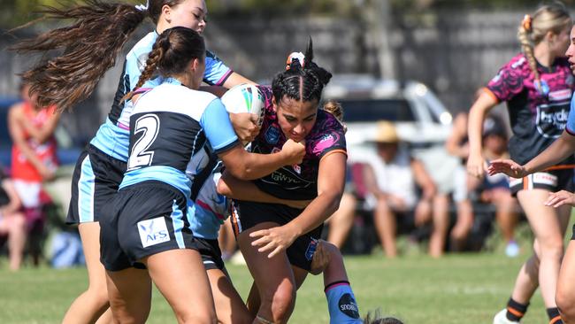 Harmony Crichton has a three-year deal with the Wests Tigers. Picture: Rhiannah Gebbie/Shot Of Guac Photography