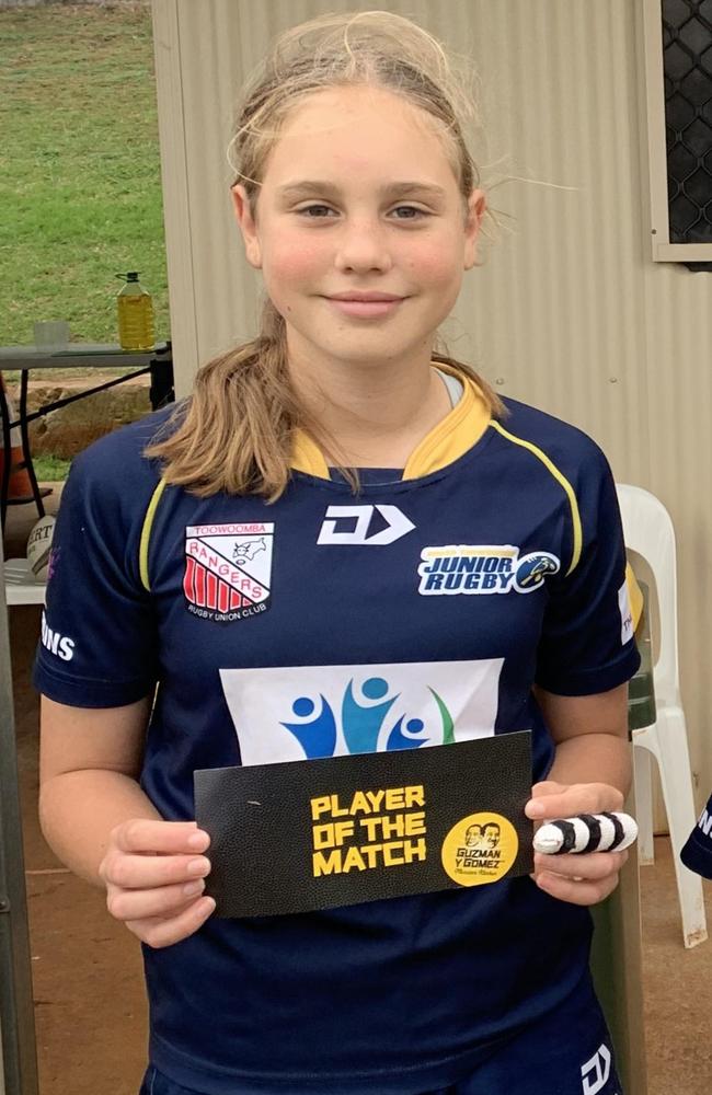 South Toowoomba rugby union young gun Ella Deane