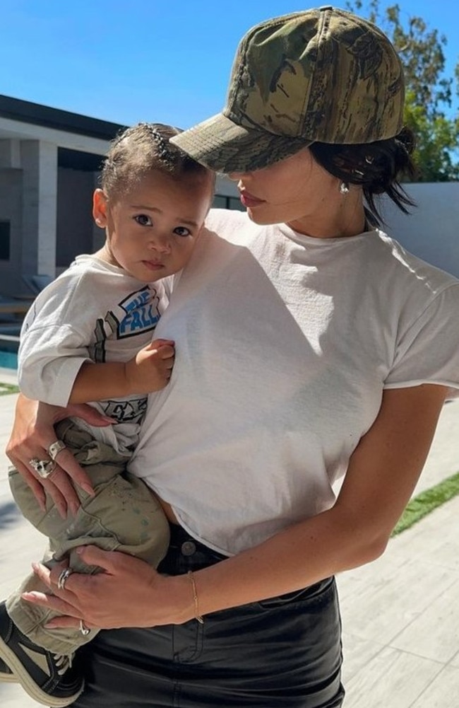 Jenner lives in the home with her two children, Stormi and Aire. Picture: Instagram/Kylie Jenner