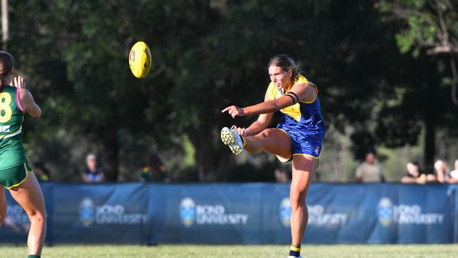 Bond University Australian rules player Havana Harris. Picture: Cavan Flynn.