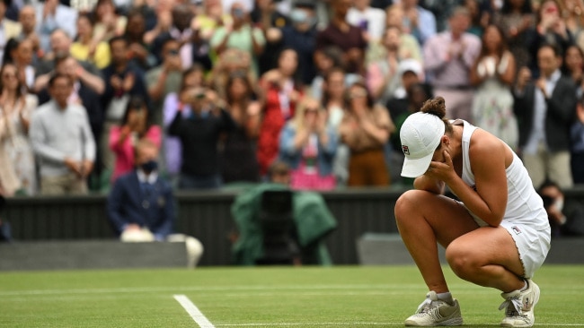 Ash Barty is the queen of Wimbledon.