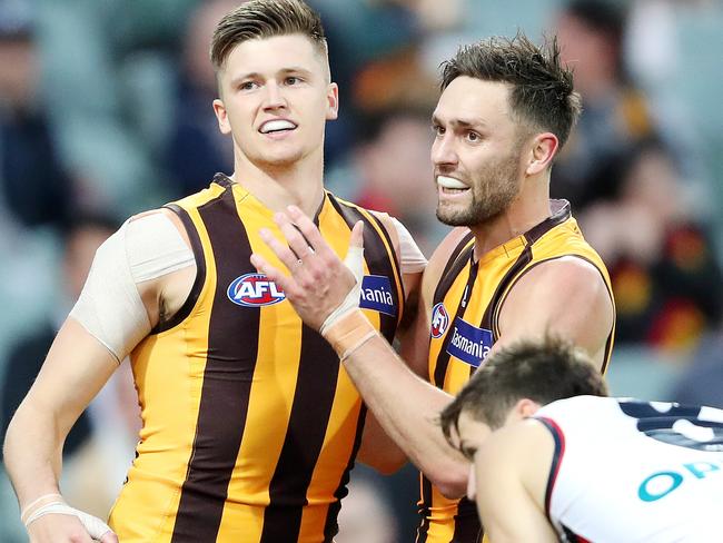 Mitch Lewis will have greater responsibility up forward in 2021 alongside Jack Gunston. Picture: Sarah Reed