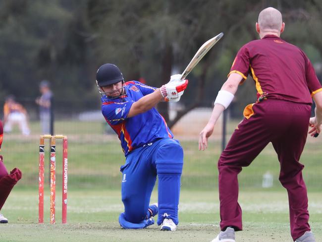 PENRITH PRESS/Sydney Shires Cricket, Ron Routley Oval, Concord.  First-grade game of cricket in the Sydney Shires Tournament, Burwood Briars vs Epping. (IMAGE / Angelo Velardo)