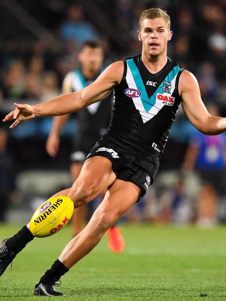 AFL 2019: Dan Houston’s Port Adelaide midfield debut in China | The ...