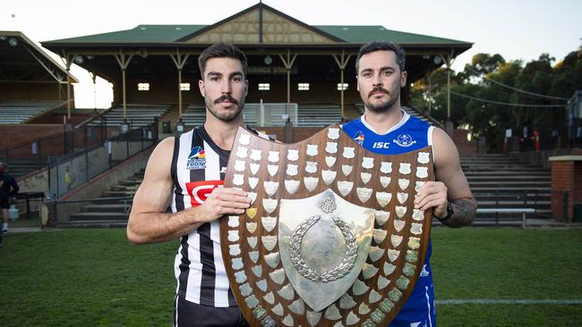 Jesse O’Brien (right) has starred for Onkaparinga Valley since arriving from SPOC. Picture: Mark Brake