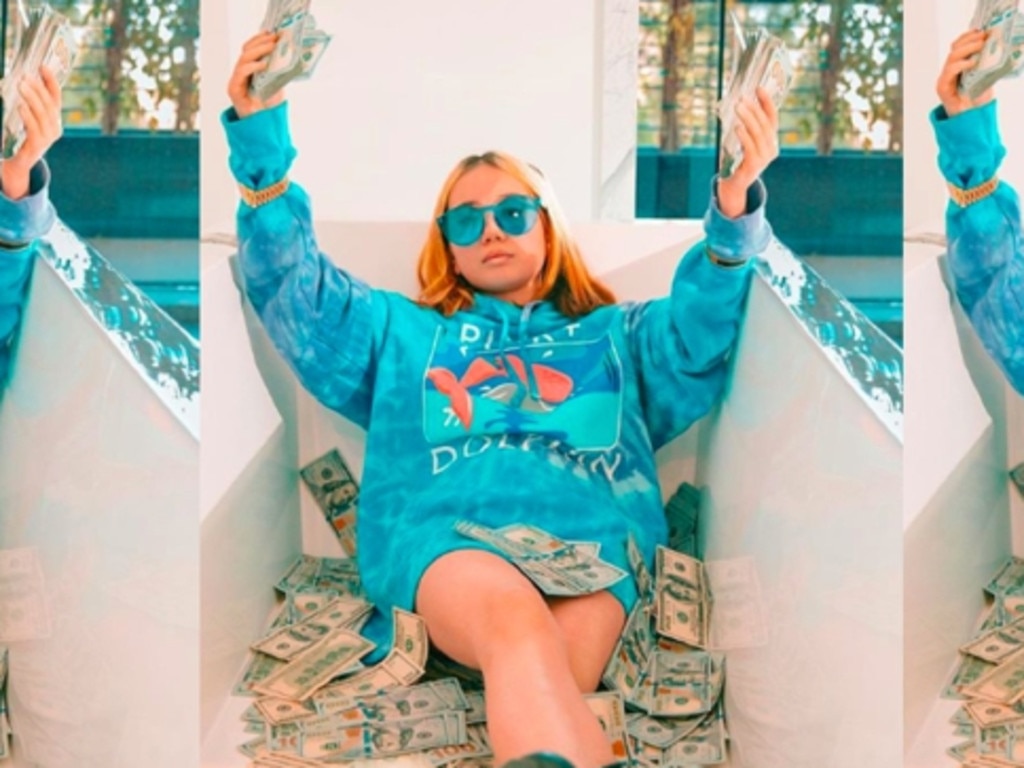 Rapper Lil Tay from her now deleted Instagram account