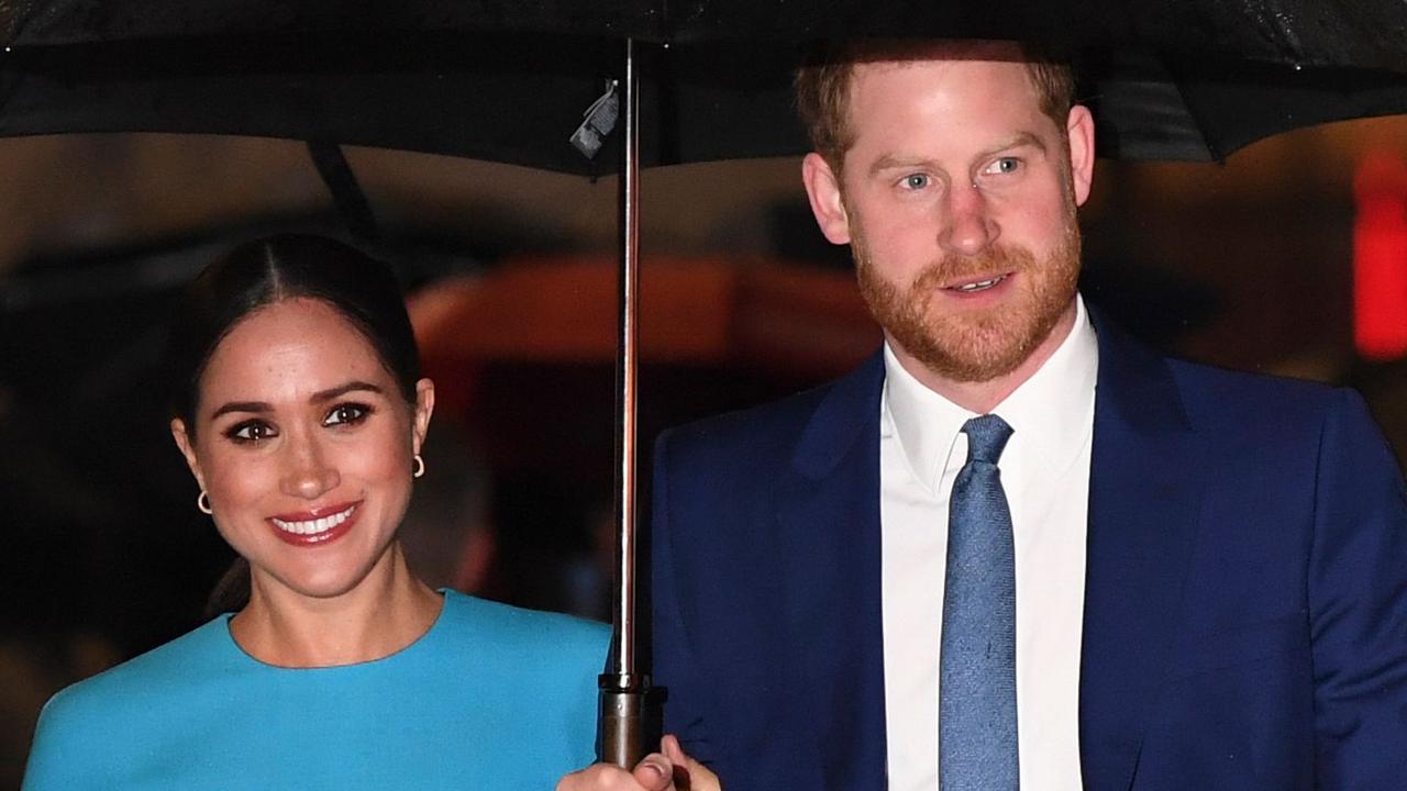 Harry and Meghan are no longer permitted to use ‘royal’ branding since their split from the family. Picture: AFP.