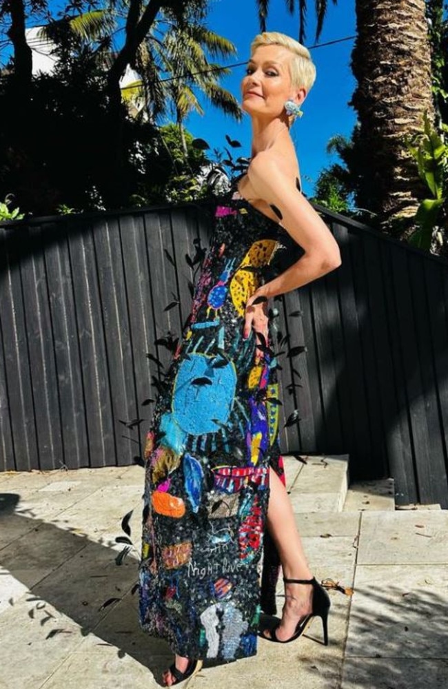 Rowe is typically seen in bold prints and red carpet-ready. Picture: Instagram/@jessjrowe