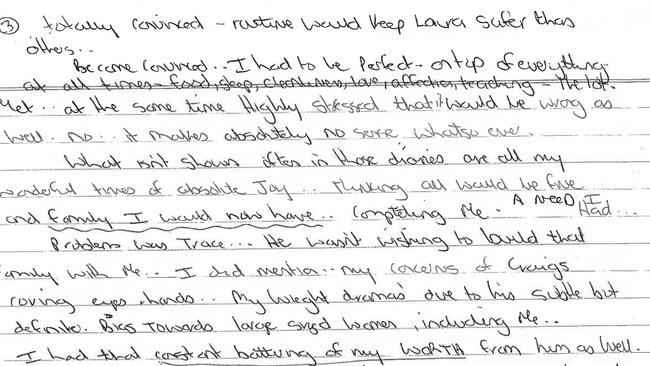 Ms Folbigg wrote to her friend from jail about how her diaries were misinterpreted.