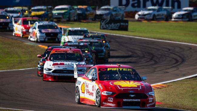 The NT’s Chamber of Commerce boss has urged the NT Government to allow travellers from jurisdictions that have gone 28 days without an active COVID-19 case, allowing interstate punters to attend major NT events, such as the BetEasy Darwin Triple Crown Supercars event in August. Picture: Daniel Kalisz/Getty Images