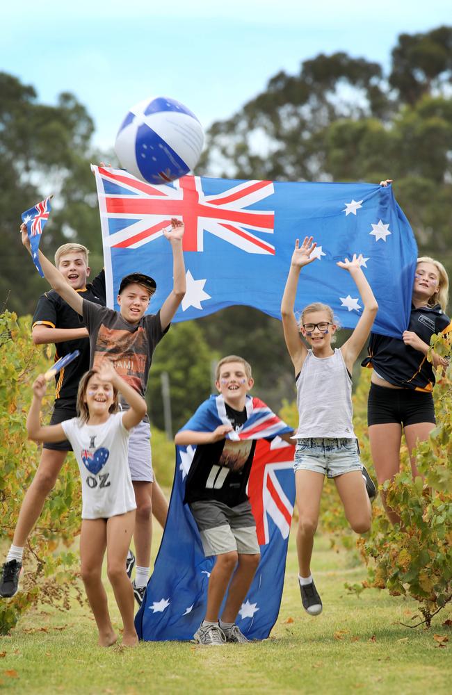 Only 8 per cent of young people say Australia Day should not be celebrated on January 26. Picture: AAP Image/Dean Martin