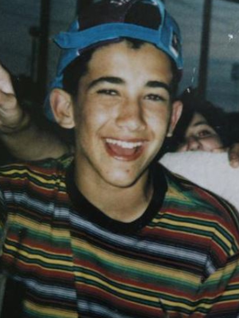 Murdered Geelong teenager Ricky Balcombe.