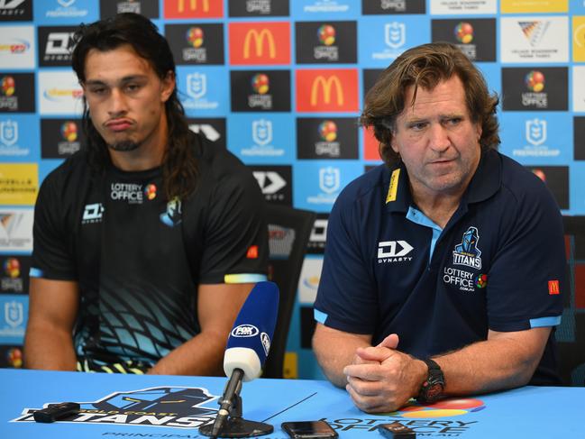 NRL 2024 RD01 Gold Coast Titans v St. George Illawarra Dragons - Des Hasler. Picture: NRL Photos