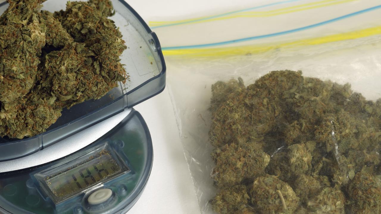 Cannabis on scales and in a bag. Generic Picture: iStock.