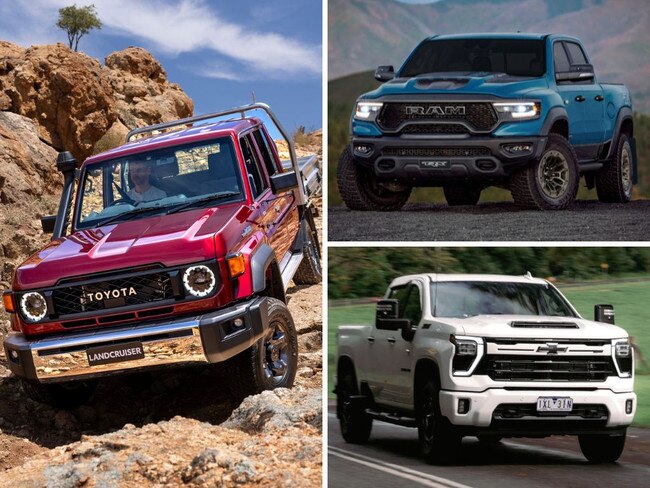 Models such as the Toyota LandCruiser 70, Ram 1500 TRX and Chevrolet Silverado HD will be excluded from Labor's New Vehicle Efficiency Standard.