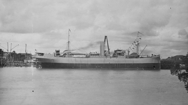 S.S. Echuca at Walkers Limited Shipyards, Maryborough, 1921. A moment of shipbuilding history from the renowned Walkers Limited Shipyards. Source: Walkers Limited Shipyards