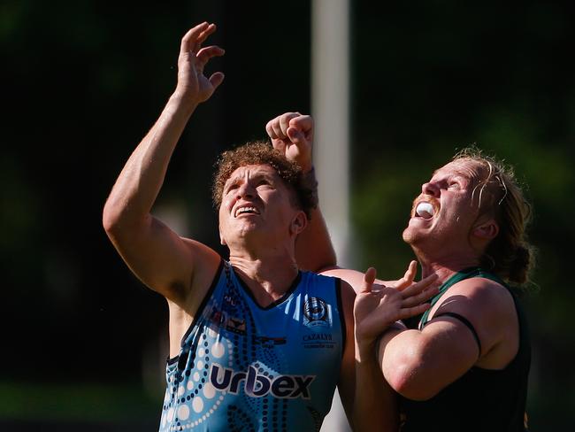 St Mary's are taking on Darwin Buffaloes at TIO Stadium for Round 6 of the NTFL Men’s Premier League. Picture: Glenn Campbell