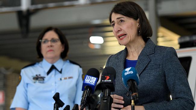 Gladys Berejiklian has described flooding on the NSW Mid North Coast as a one in 100 year eventPicture: NCA NewsWire/Bianca De Marchi