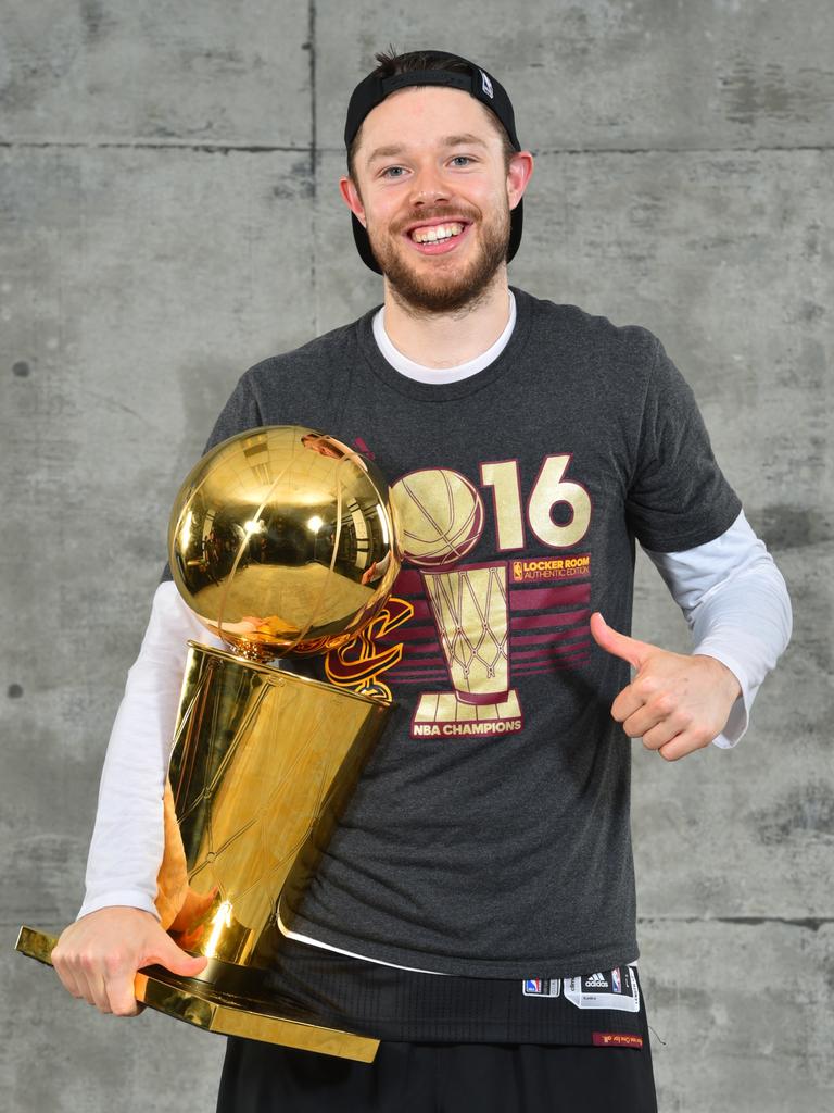 Delly won an NBA championship in 2016 with Cleveland. Picture: NBAE/Getty Images