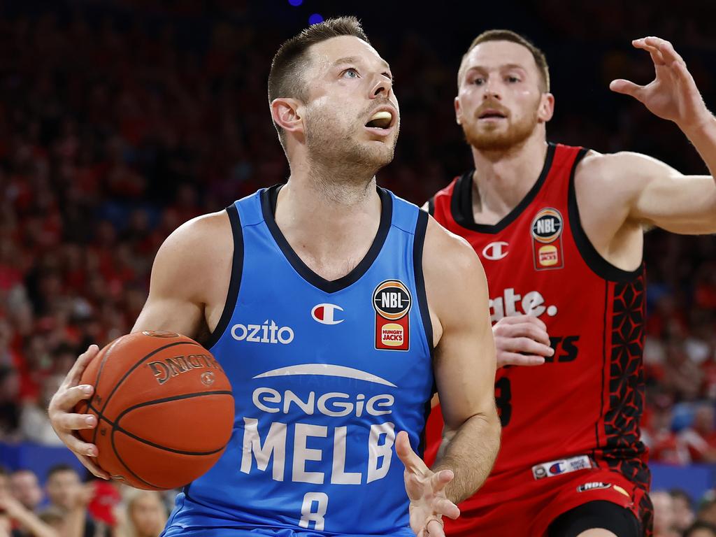 Matthew Dellavedova is on a quest to vanquish United’s NBL finals demons. Picture: Getty Images