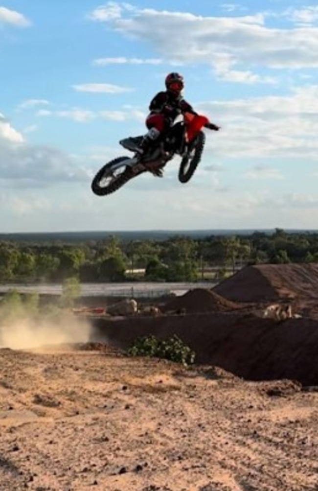 Sam Varley is a member of the Moranbah Motocross Club.