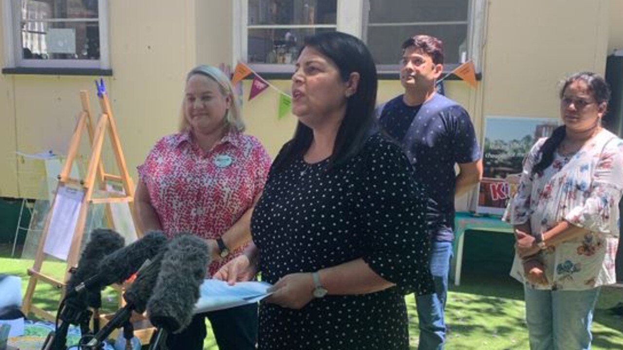 Education Minister Grace Grace said 40,000 families will benefit from the Kindy for All program. Picture: Aisling Brennan