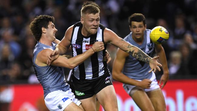 Jordan de Goey is pushing to return this weekend. Picture: AAP