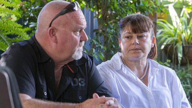 Brett and Belinda Beasley talking to Gold Coast Bulletin on the courts decisions and verdict on their sons, Jack Beasley, death. Picture: Jerad Williams