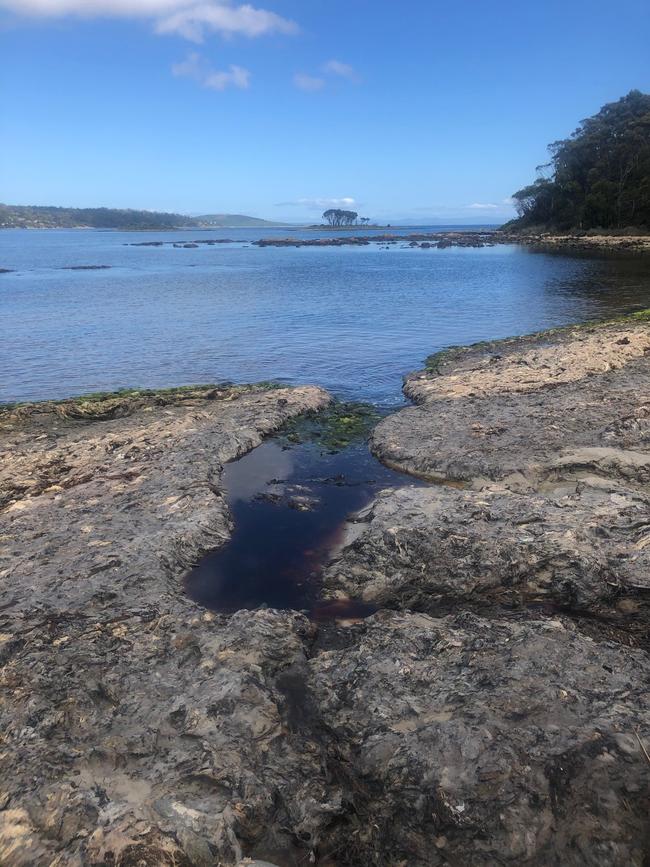 Northside of the landing ramp at White Beach. Picture: Trish Baily