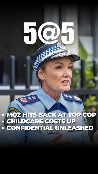 ‘Bit angry’: Moz responds to top cop