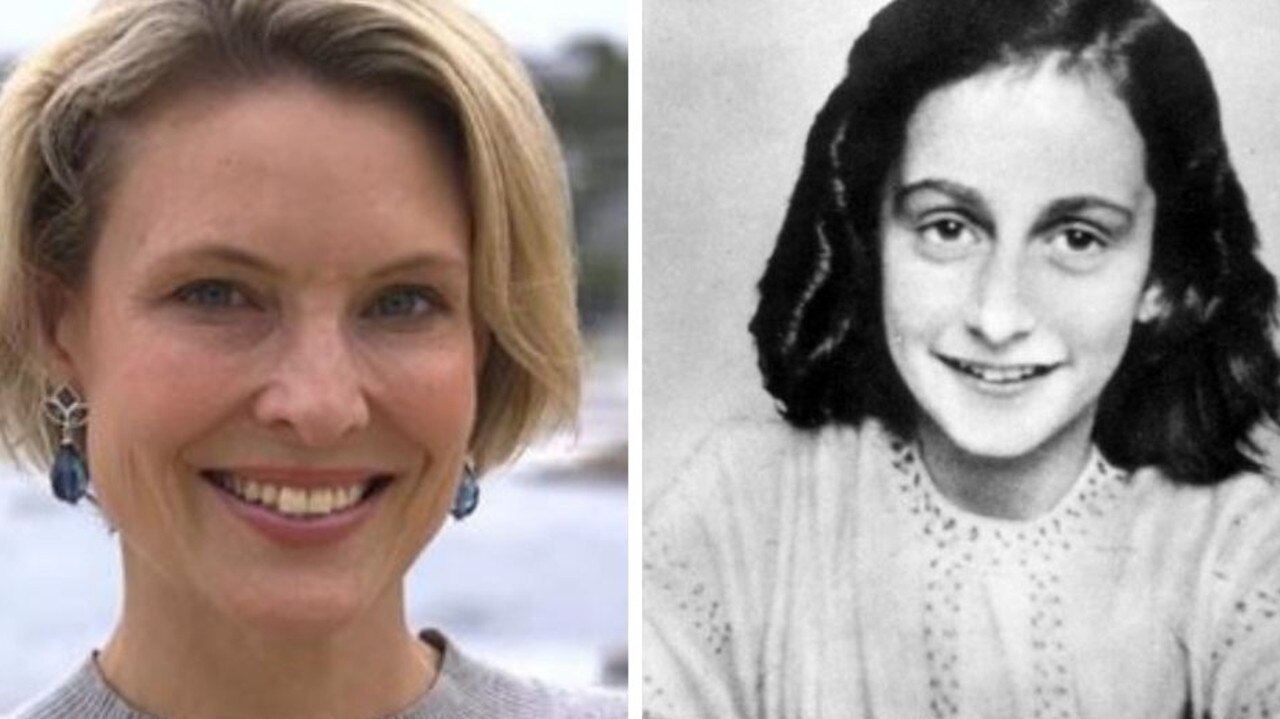 The Liberal candidate for Warringah referenced a picture of Jewish schoolgirl, Anne Frank, in one of her deleted tweets. Pictures: Supplied