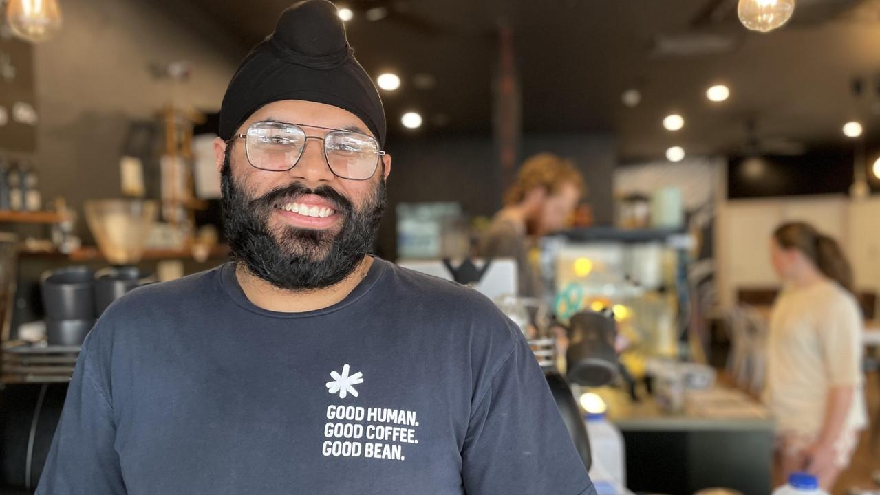 Good Bean Mooloolaba owner Tripth Singh. Picture: Asa Andersen.