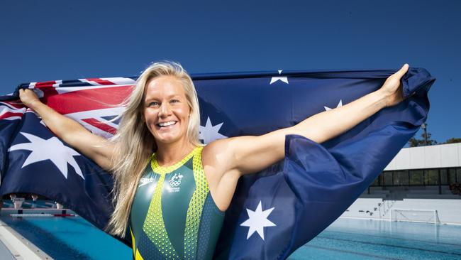 Water Polo star and Olympic team skipper Rowie Webster. Picture: Lachie Millard