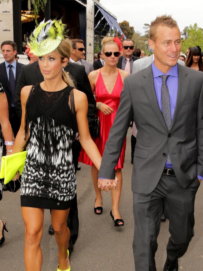 Bec Hewitt was Melbourne Cup Fashion.