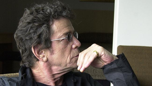 US singer Lou Reed relaxes in Sydney ahead of his national tour.