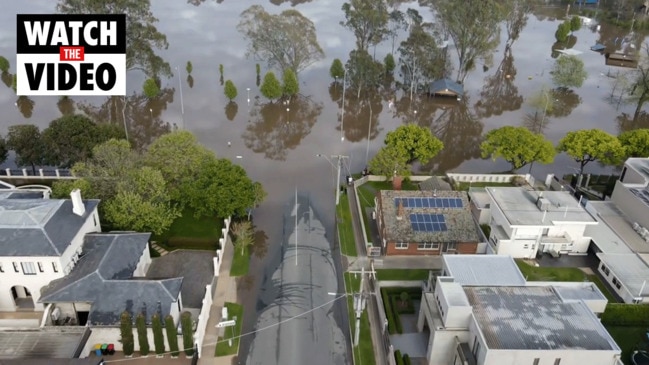 Floodwaters in Victoria's northeast