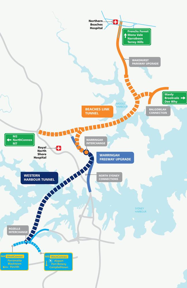 The Northern Beaches road runnel plan.