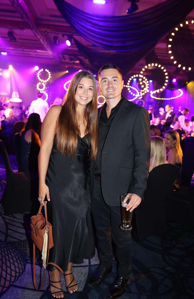 Tayla Els and Nick Kinchin at the Gold Coast Business Excellence Awards Gala 2023 at The Star Gold Coast. Picture: Portia Large