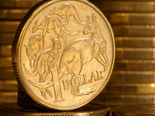 Australian one dollar coins