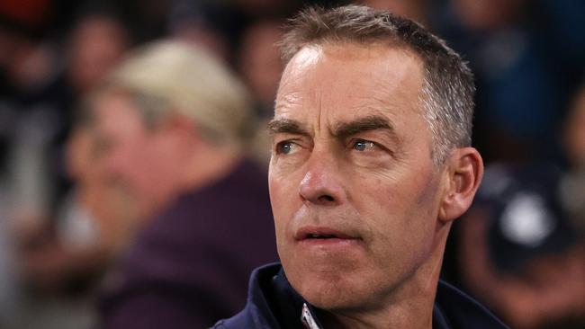 Hawthorn premiership coach Alastair Clarkson says he will still welcome the chance to give his version of events in court if the time comes. Picture: Mark Stewart