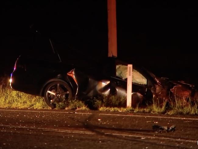 Mackay Forensic Crash Investigators are calling for anyone who may have witnessed or who has dashcam or CCTV vision of the black Holden leading up to the crash on January 7, 2025. Images: 7News Mackay