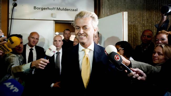 Far-right Dutch politician Geert Wilders. Picture: Robin Utrecht/AFP