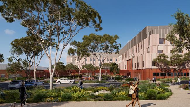 An artist impression of the exterior of the new Mount Barker Hospital. Picture: supplied