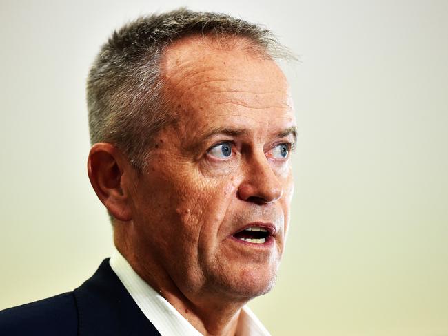 Opposition Leader Bill Shorten is getting tough on construction companies that leave subbies unpaid. Picture: Zak Simmonds