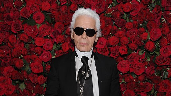 Designer Karl Lagerfeld, who has died aged 85. Picture: Getty