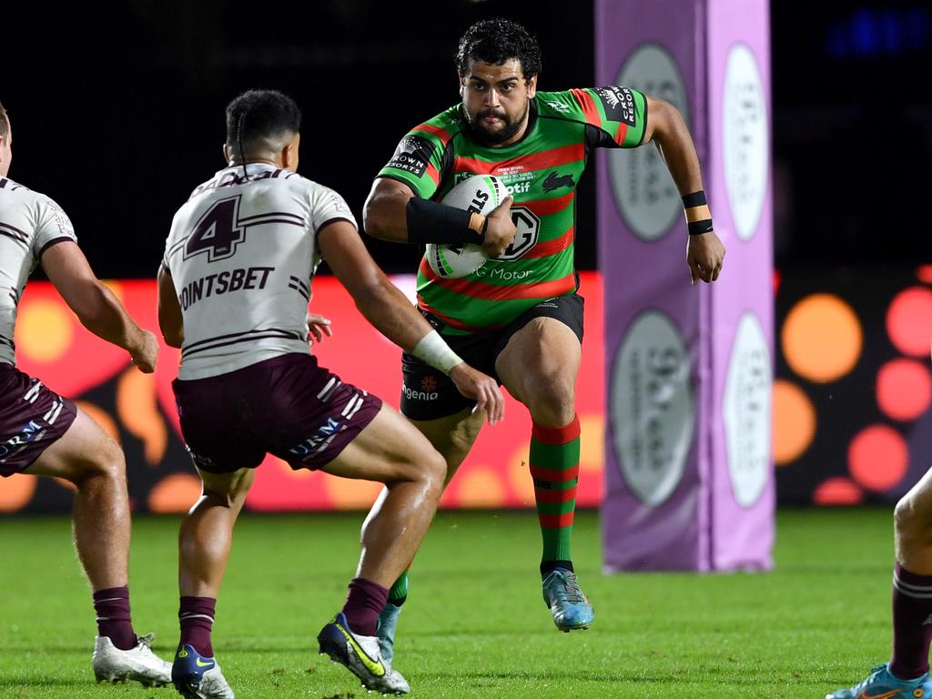 Shaq Mitchell has tabled a two-year contract extension at Souths. Picture: NRL Imagery