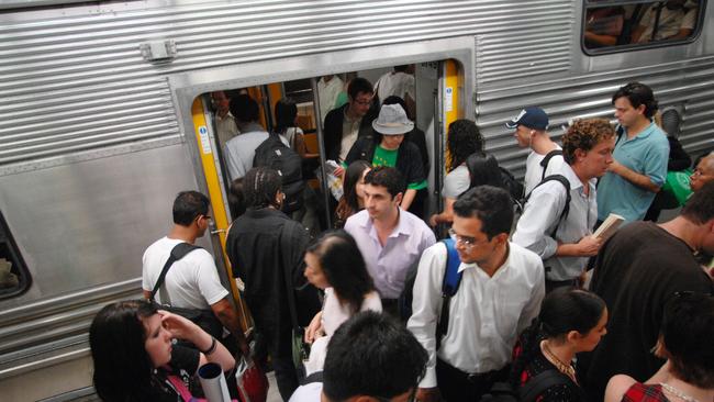 Macarthur area commuters are frustrated at still being stuck on old trains during Sydney’s sweltering heatwave.