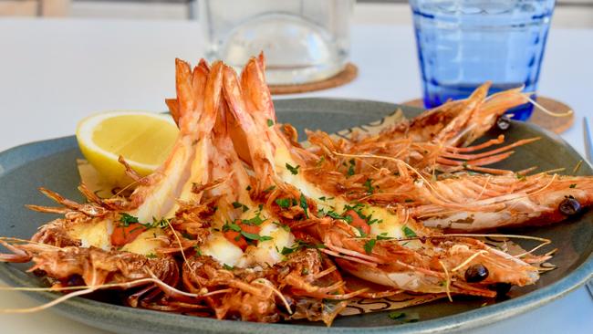 Chiosco at The Spit’s grilled split prawns. Picture: Jenifer Jagielski